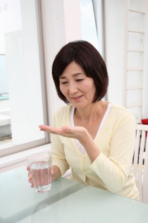 シニア女性患者